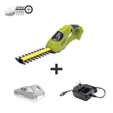 Sun Joe 24-Volt Cordless Handheld Trimmer Kit with 2.0 Ah Battery plus Charger
