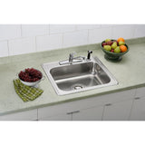 Drop-In Stainless Steel 25 in. 4-Hole Single Bowl Kitchen Sink - Super Arbor