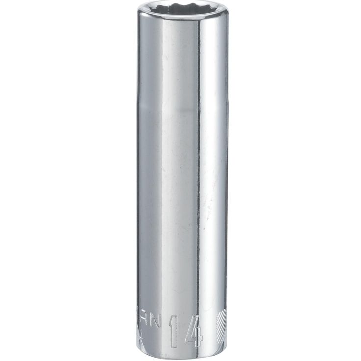 Craftsman 14 mm Metric Deep Socket, 1/2 in. Drive, 12 Point