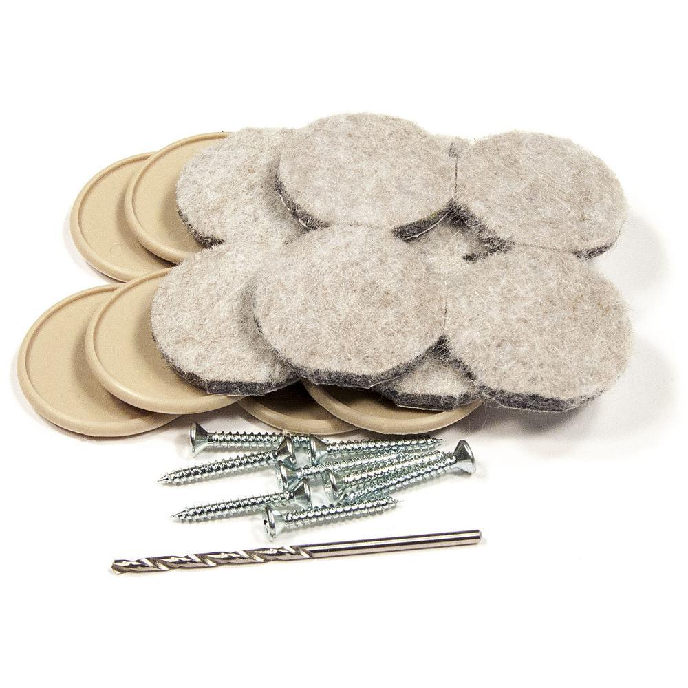 1-1/4 in. Nail-on Felt Pads (8-Pack) - Super Arbor
