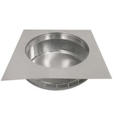 14 in. Dia Aluminum Roof Louver Exhaust Vent in Mill Finish - Super Arbor