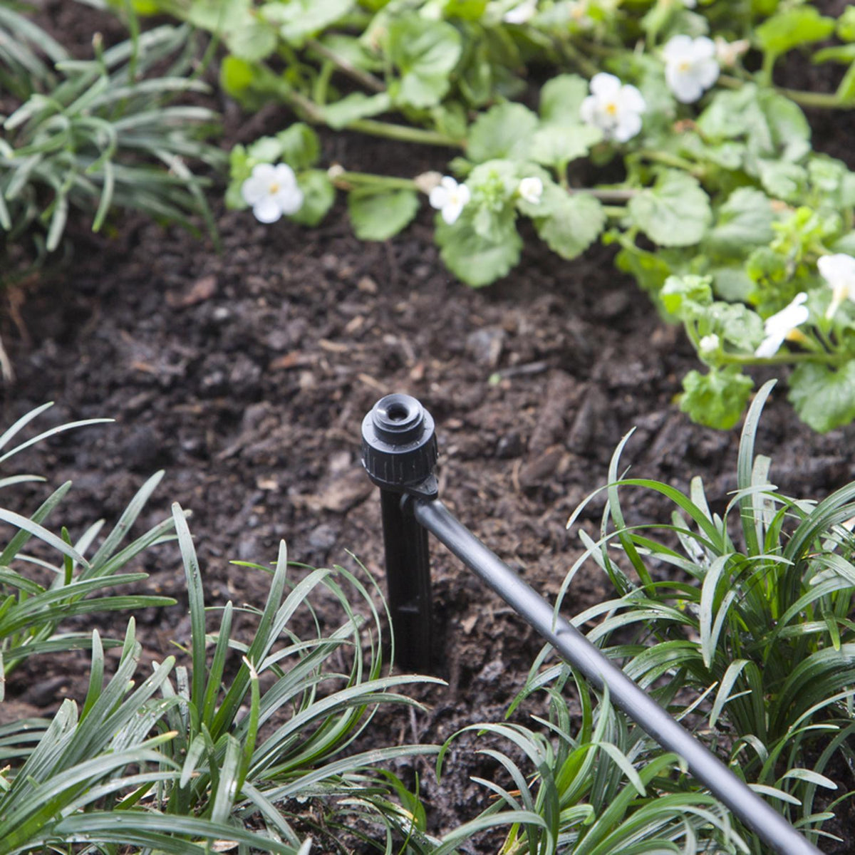 Raindrip Full-Circle Drip Irrigation Bubbler, 20 GPH (Stake with 1/4 in. Barbed Inlet)