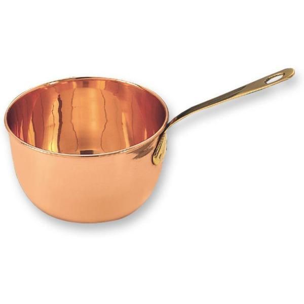 2 Qt. Solid Copper Beating Bowl Zabaglione Pan