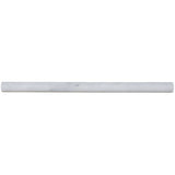 MSI Greecian White Pencil Molding 3/4 in. x 12 in. Polished Marble Wall Tile (1 lin. ft.)