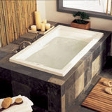 Evolution 60 in. x 32 in. Whirlpool Tub with EverClean in White - Super Arbor
