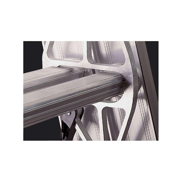 Werner 20 ft. H Aluminum Telescoping Extension Ladder Type IA 300 lb. capacity