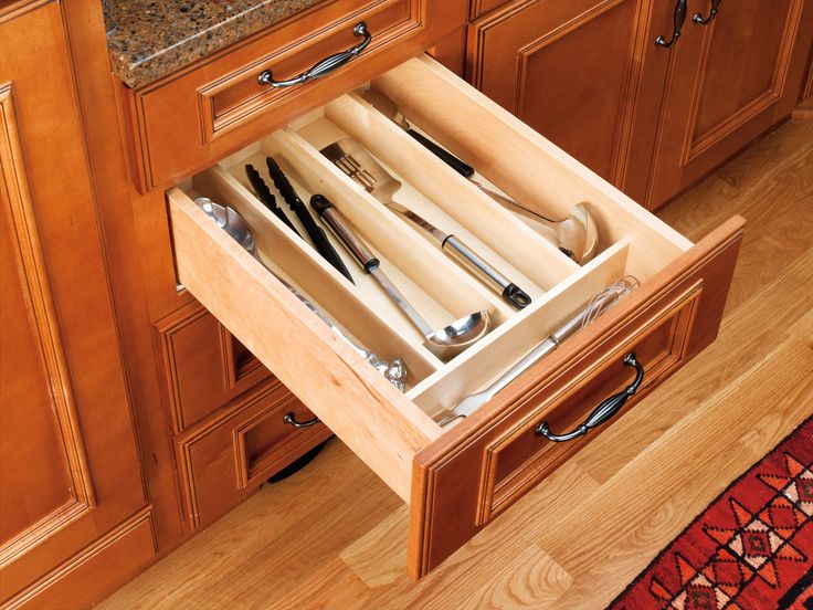 Rev-A-Shelf Tall Wood Utility Tray Insert