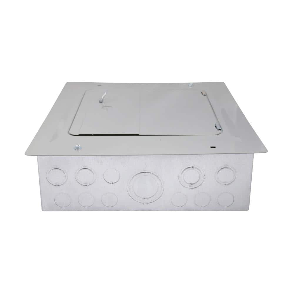 Eaton BR 125 Amp 6-Space 12-Circuit Indoor Main Lug Flush Door with Ground Bar