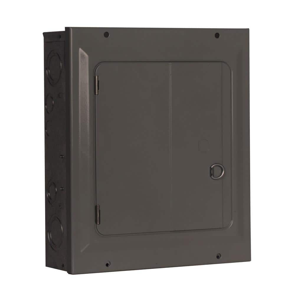 Eaton BR 125 Amp 8-Space 16-Circuit Indoor Main Lug Surface Door with Ground Bar