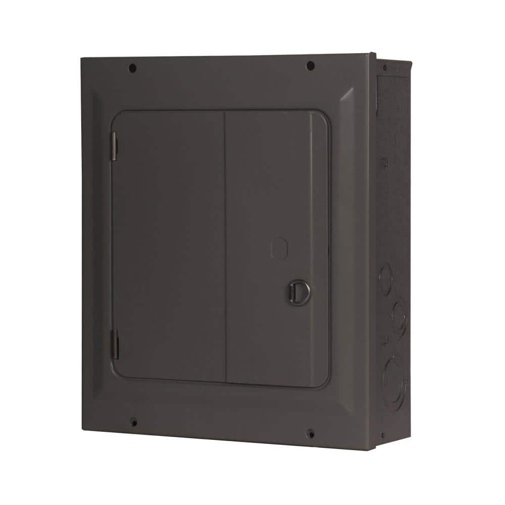 Eaton BR 125 Amp 8-Space 16-Circuit Indoor Main Lug Surface Door with Ground Bar