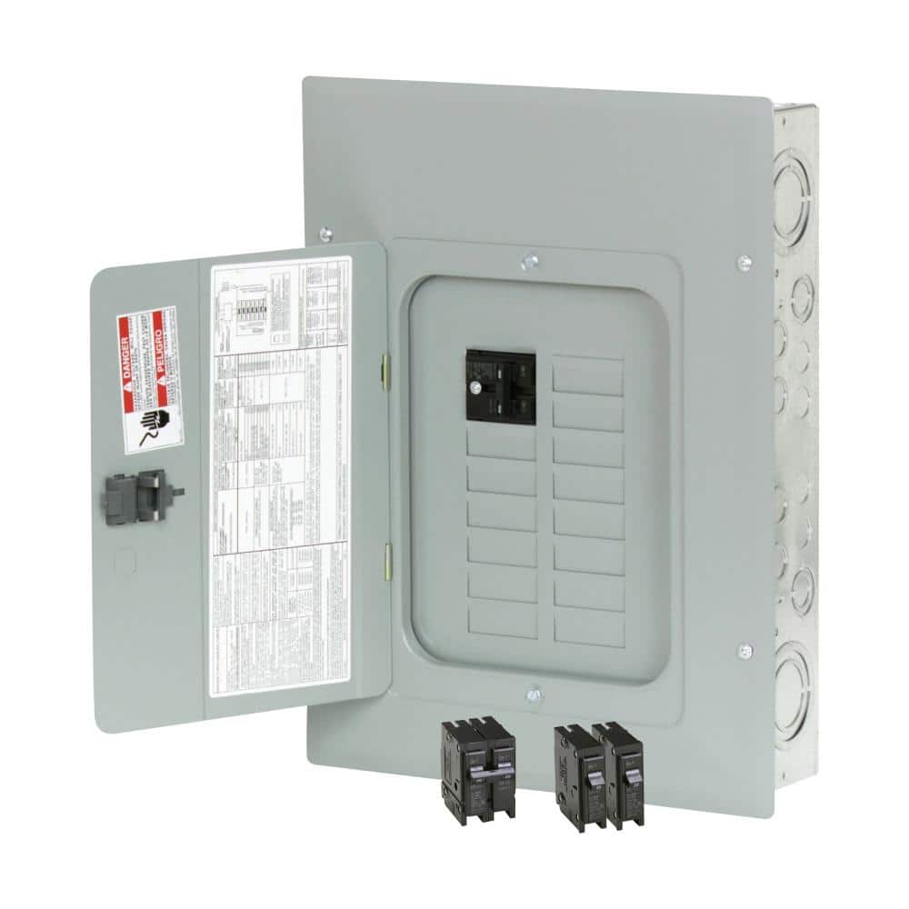 Eaton Type BR 100-Amp 12-Space 24-Circuit Outdoor Main Breaker Plug-On Neutral Load Center - BRP12B100RV25