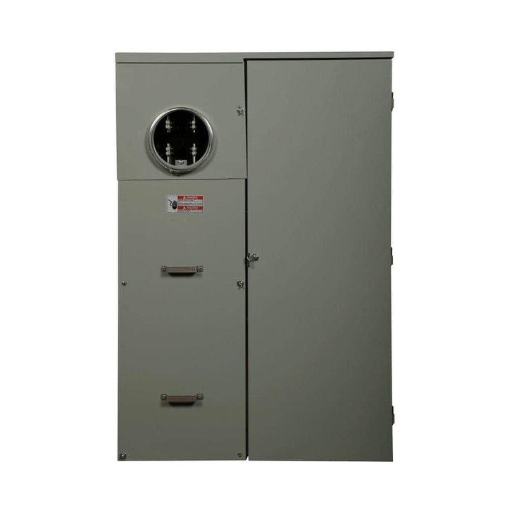 Eaton 400 Amp 40-Space 40-Circuit BR Type Meter Socket and Main Breaker Load Center