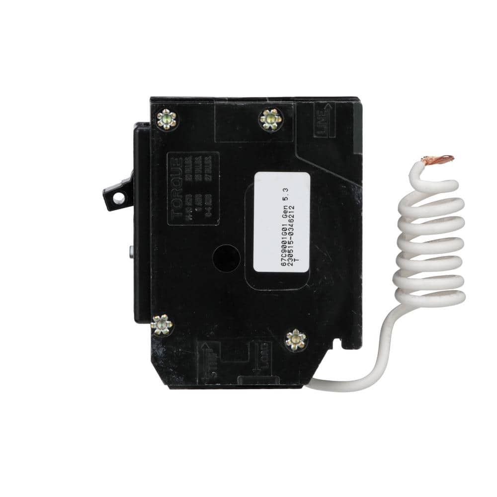 Eaton 15 Amp 120-Volt, Single-Pole AFCI Circuit Breaker Type BR Pigtail Neutral