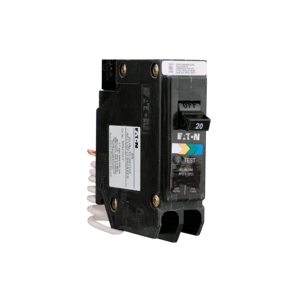 Eaton BR 20 Amp All in One AF/GF Breaker
