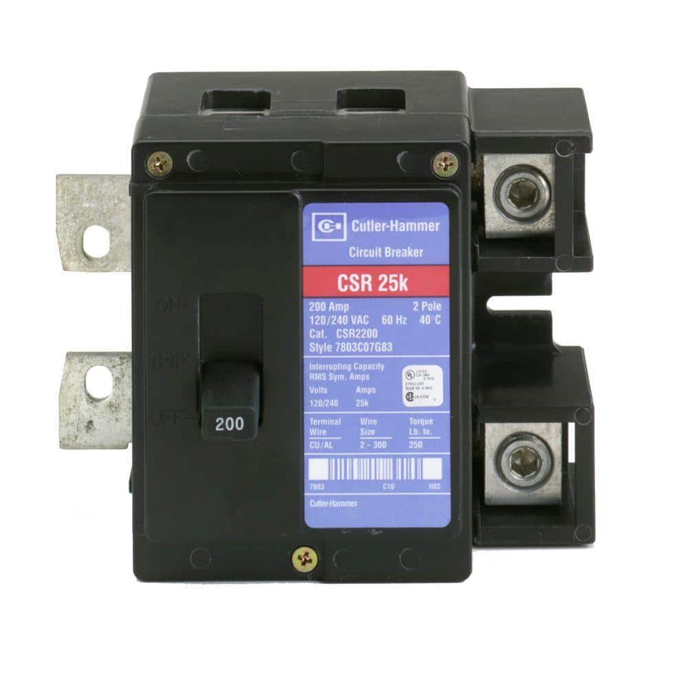 Eaton CSR 200 Amp 2-Pole 25 kAIC Main Circuit Breaker