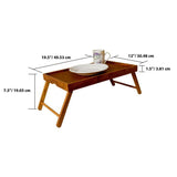 Brown Bed Tray