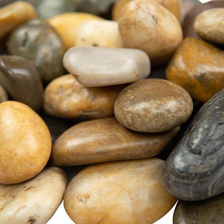 MSI Mixed Polished 0.5 cu. ft . 1 to 2 in. Pebbles. 40 lb. Bag (55 Bags / Pallet)