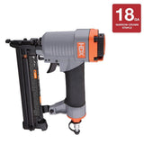 Pneumatic Finish and Trim Nailer and Staplers Combo Kit with Canvas Bag and Fasteners (3-Piece) - Super Arbor
