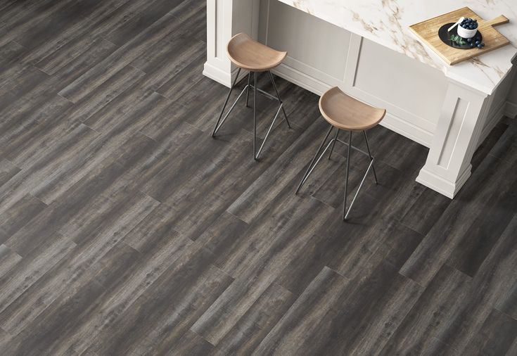 Style Selections Forged Oak 12-mil x 7-in W x 48-in L Waterproof Interlocking Luxury Vinyl Plank Flooring