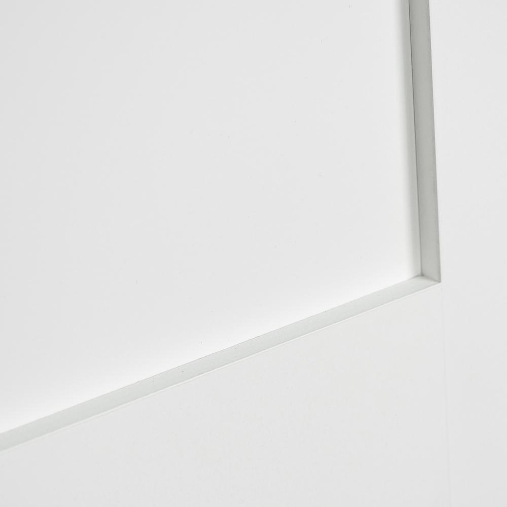 32 in. x 80 in. White 1-Panel Shaker Solid Core Wood Interior Door Slab - Super Arbor