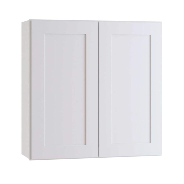 Home Decorators Collection Newport 30 in. W x 12 in. D x 30 in. H Assembled Plywood Wall Kitchen Cabinet in Pacific White with Soft Close