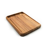 10.5 in. x 15 in. x 1.25 in. Rectangle Acacia Wood Edge Grain Cutting Board