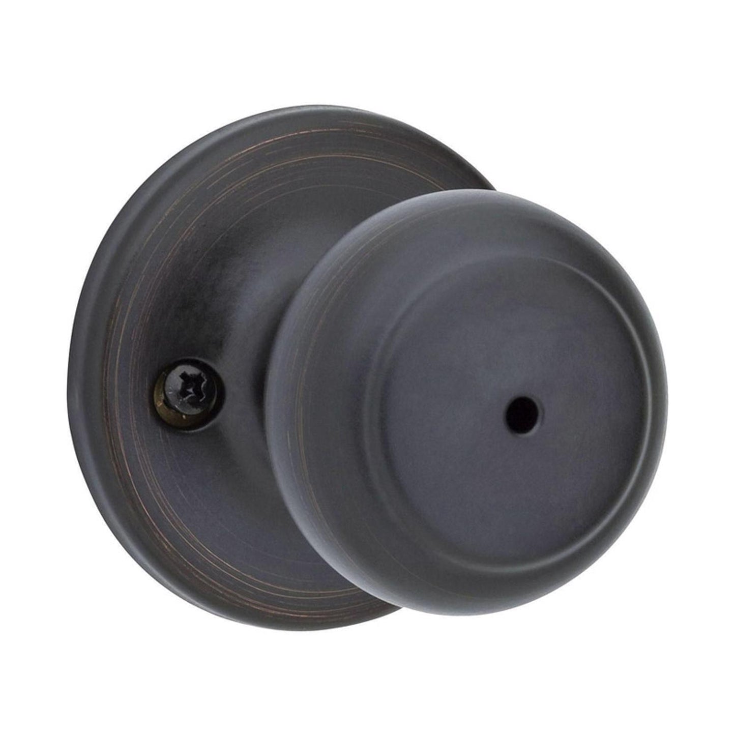 Kwikset Cove Venetian Bronze Privacy Knob – Right or Left Handed
