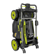 RYOBI 20 in. 40-Volt Brushless Lithium-Ion Cordless Self-Propelled Walk Behind Mower with 2 6.0 Ah Batteries, Charger Included