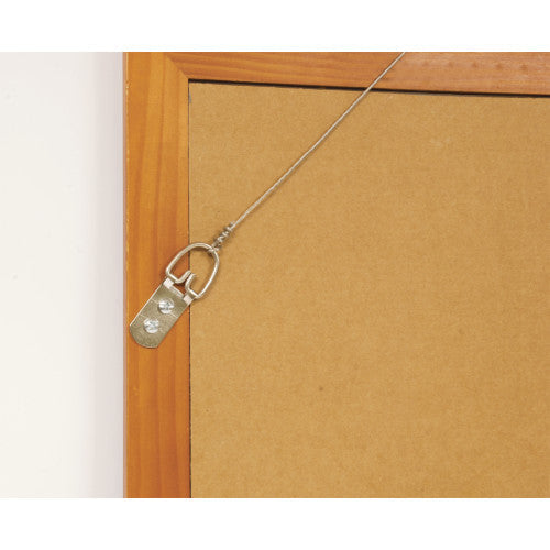Hillman Large D-Ring Hangers, Zinc, 15 lb Capacity, 4-Pack