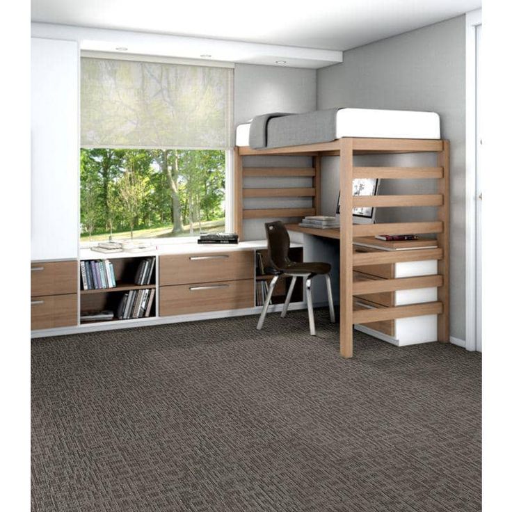 Shaw Generous Marine Loop Commercial 24 in. x 24 in. Glue Down Carpet Tile (20 Tiles/Case)