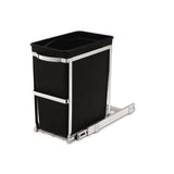 simplehuman 30-Liter Black Plastic Trash Can