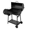 Royal Gourmet 26.8-in Black Barrel Charcoal Grill