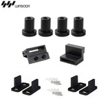 6 ft./72 in. Country Style Bypass Steel Sliding Barn Wood Door Hardware Roller Track Kit for Wood and Concrete Wall - Super Arbor