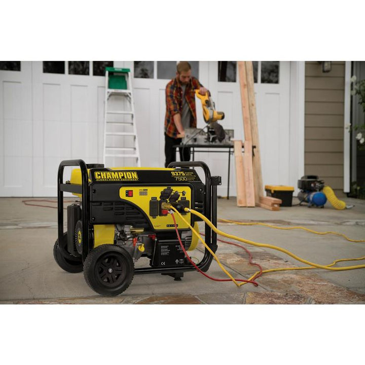 CHAMPION POWER EQUIPMENT 9375/7500-Watt Electric Start Gas Portable Generator