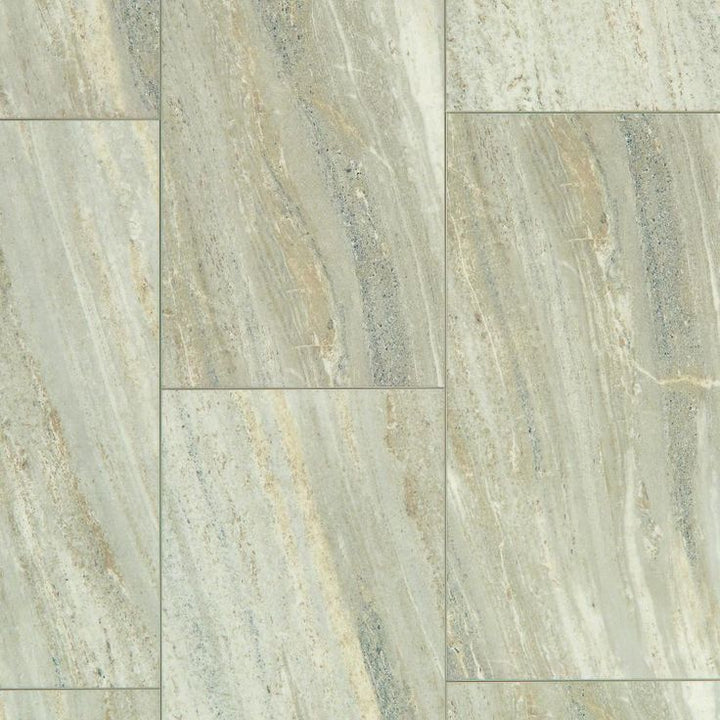 Shaw 8-Piece 12-in x 24-in Limestone Interlocking Vinyl Tile