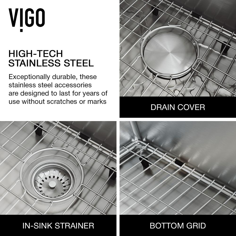 Oxford Stainless Steel 33 in. Double Bowl Flat Farmhouse Apron-Front Workstation Kitchen Sink with Accessories