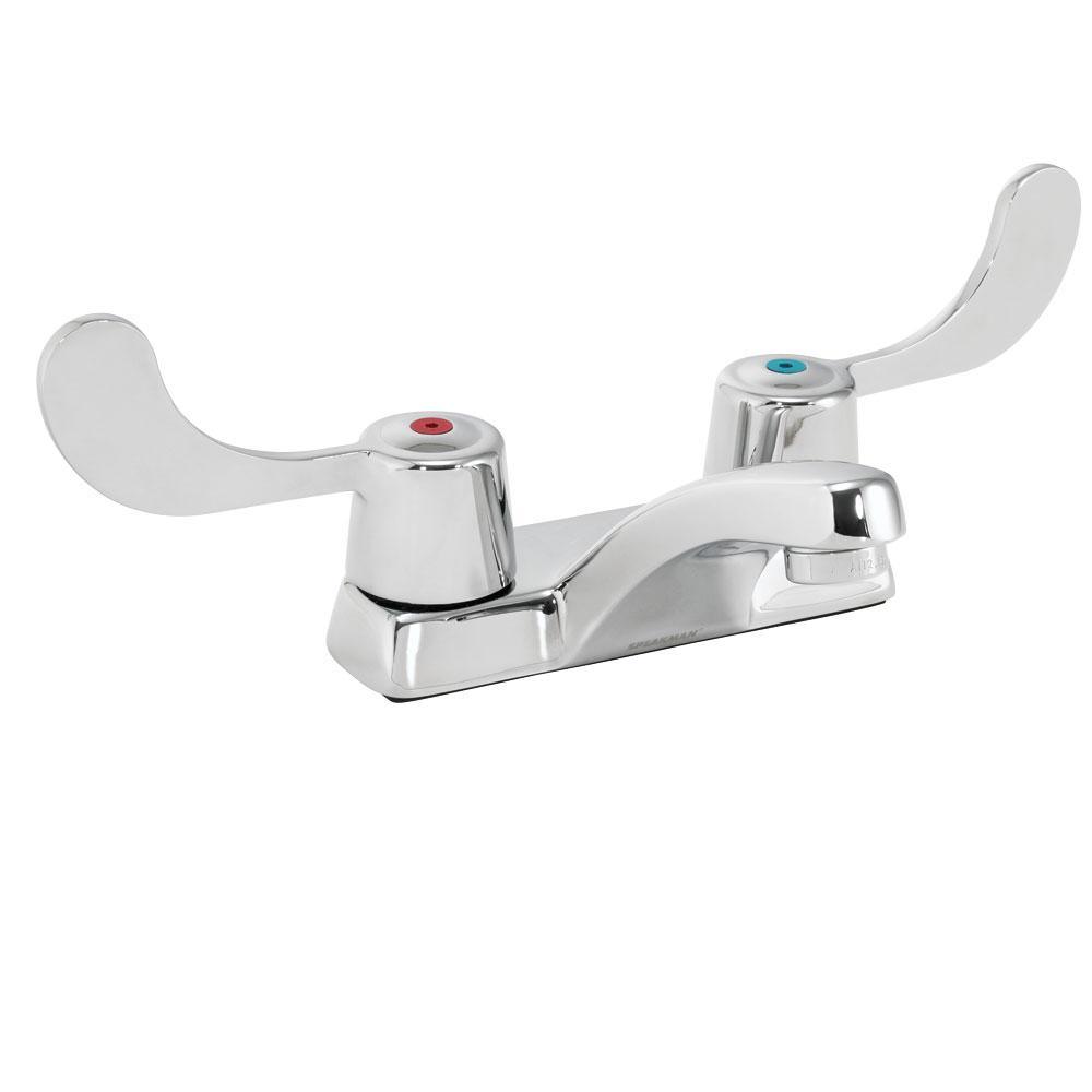 Commander 4 in. Centerset 2-Handle Lavatory Faucet in Polished Chrome - Super Arbor