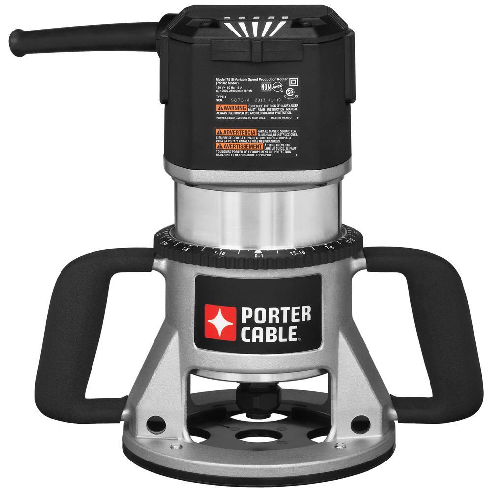 15 Amp Corded 3-1/4 Horsepower 5-Speed Router - Super Arbor
