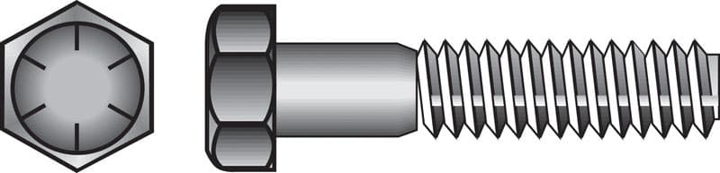 Hillman 1/2 in. Diameter x 1-3/4 in. Length Heat-Treated Steel Hex Head Cap Screw, Grade 8, 50-Pack