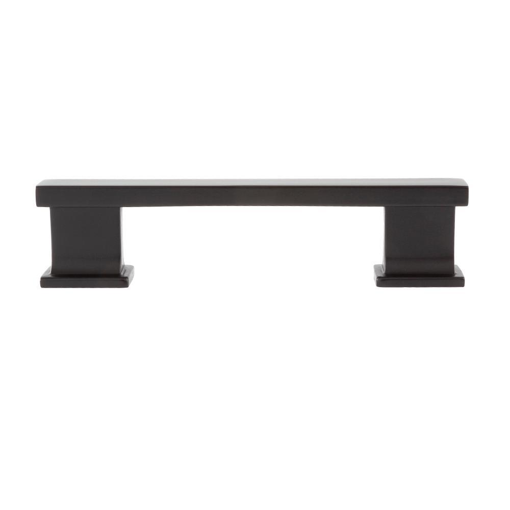 High Desert 3-1/2 in. Center-to-Center Matte Black Drawer Pull - Super Arbor