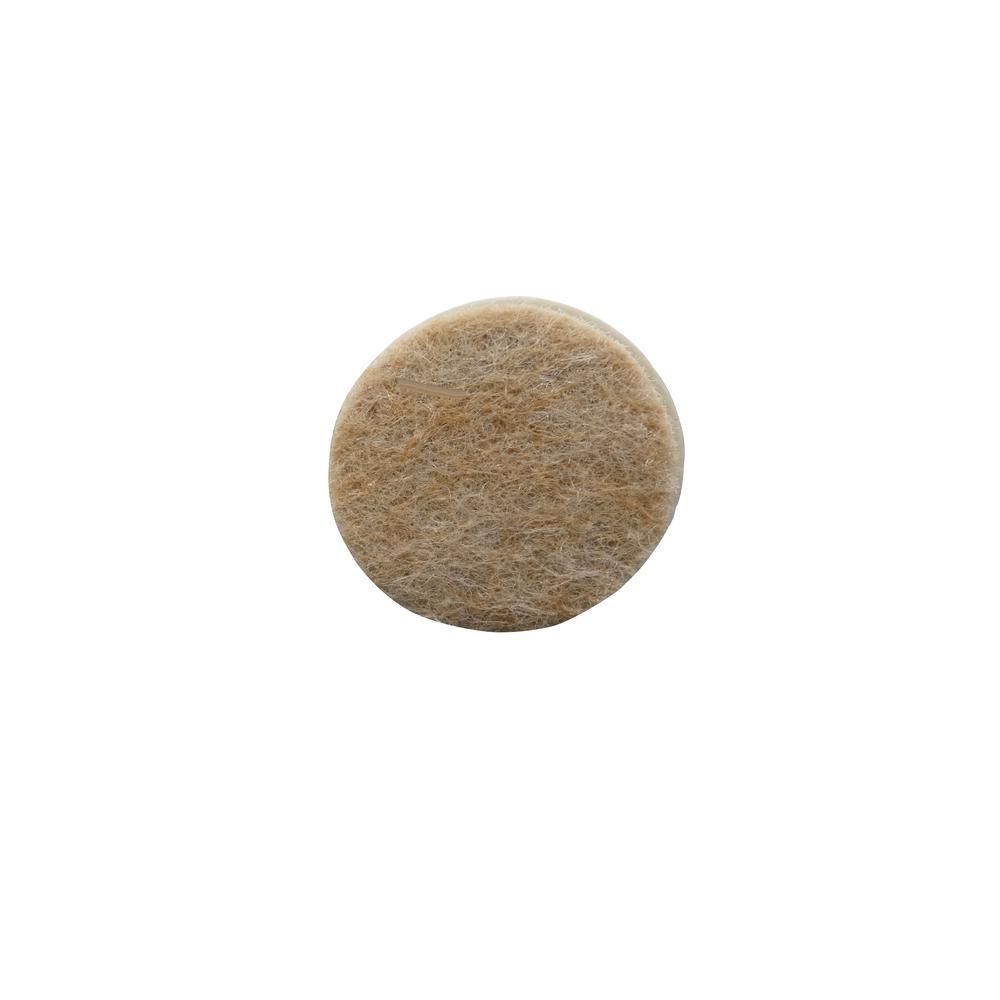 1-1/2 in. Threaded Stem Furniture Glides with Felt Base (4 per Pack) - Super Arbor