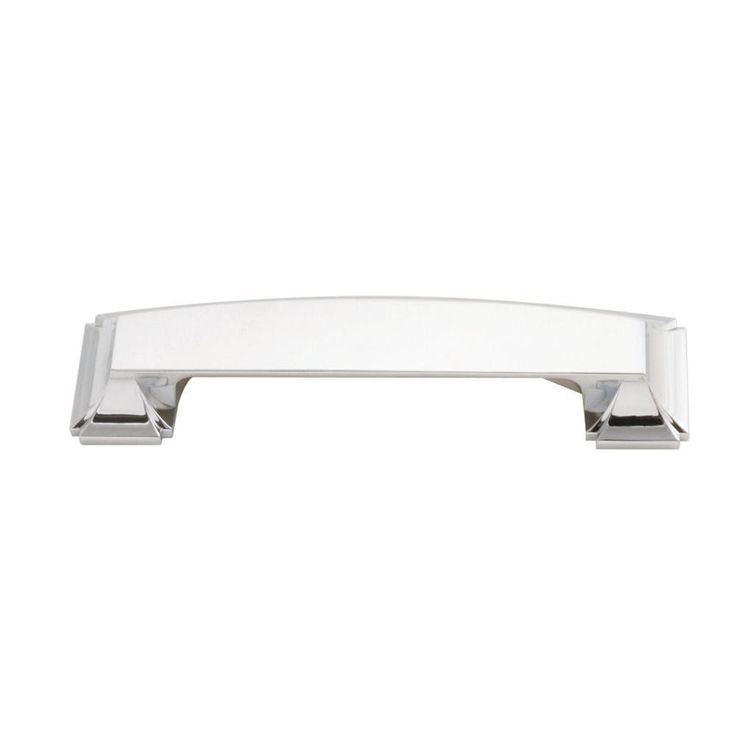 Bridges 3 in., 96 mm, 128 mm Chrome Cabinet Cup Center-to-Center Pull