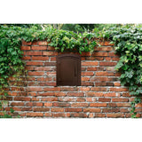 Manchester Antique Copper Column Mount Locking Drop Chute Mailbox with Plain Door Faceplate - Super Arbor