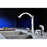 Soave Series 2-Handle Standard Kitchen Faucet in Polished Chrome - Super Arbor