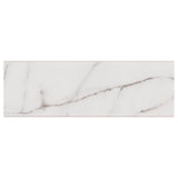 Jeffrey Court Glossy Carrara White 4 in. x 12 in. Ceramic Wall Tile (9.687 sq. ft. / case)