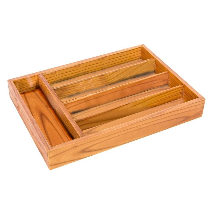 Pine Cutlery Tray