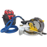 16 ft. Antistatic Vacuum Hose for Shop Vacs with Expanded Multi-Brand Power Tool Adapter Set - Super Arbor