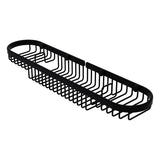 Allied Brass Oval Combination Shower Basket in Antique Brass
