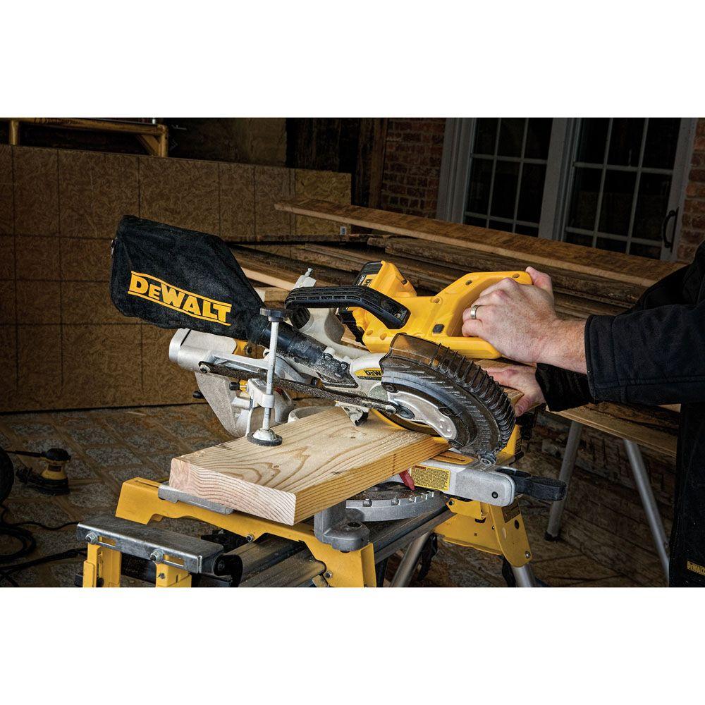 20-Volt MAX Lithium-Ion Cordless 7-1/4 in. Miter Saw with Battery 4Ah and Charger - Super Arbor