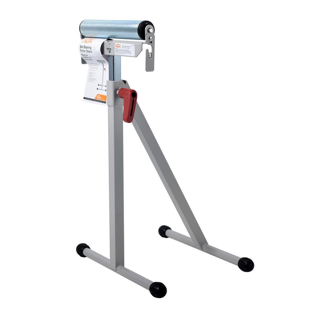 43 in. Steel Roller Stand with Edge Guide - Super Arbor